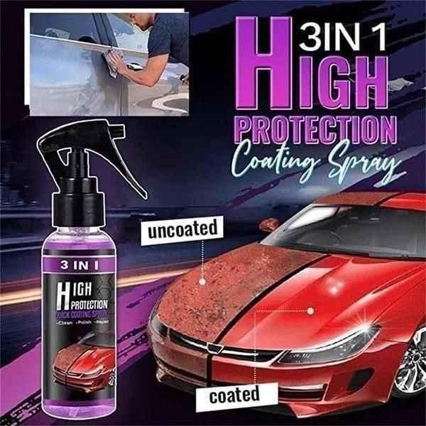 3 in 1 High Protection Quick Car Ceramic Coating Spray 200ML